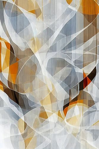 Spinning Out Abstract Art Print