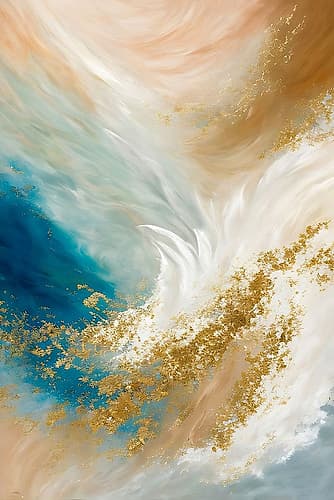 Swept Away Abstract Art Print