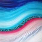 Turquoise Banded Belt Art Print