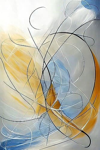 Unraveling Abstract Art Print