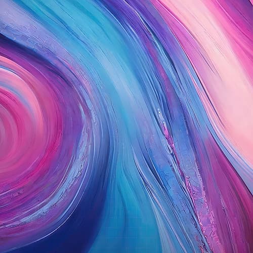 Vortex Collisions Minimalist Print