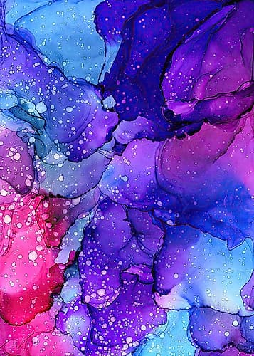 Colors at Twilight Abstract Art Print