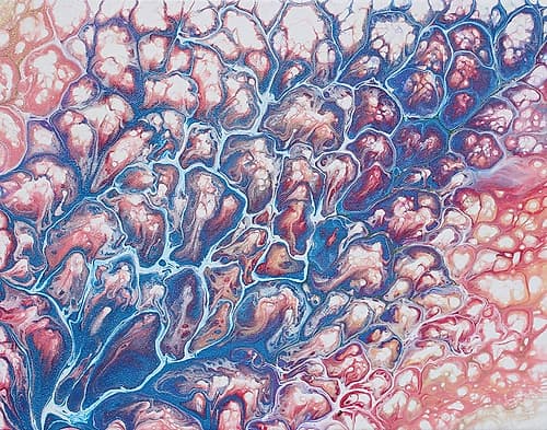 Coral Sea Abstract Art Print