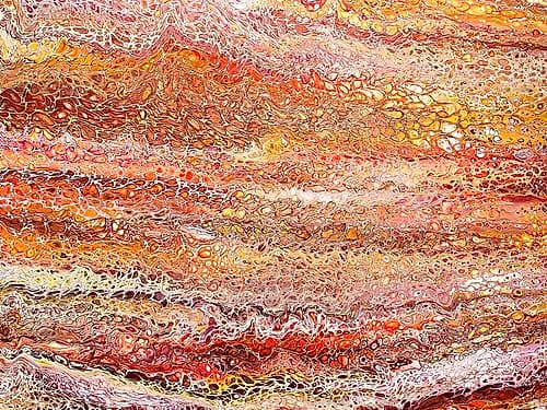 Fire Opal Sandstone Abstract Art Print