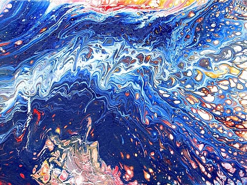 Levianthans Wake Abstract Art Print