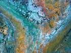 Mossy Riverbed Art Print