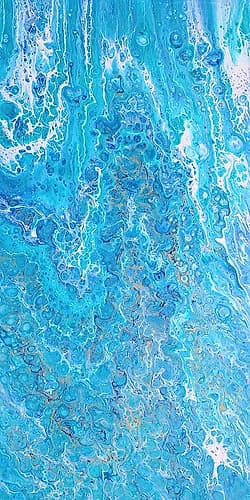 Tumbling Cascade Abstract Art Print