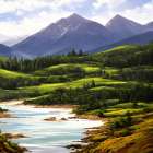 Big Elk Mountains Art Print