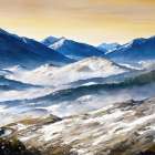 Dusting of Snow Standard Scale Art Print