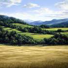 Scenic Pasture Art Print