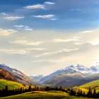 View at the top Art Print