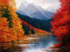 Autumn Vistas 1 Art Print