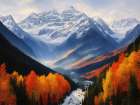 Fall Arrives in the High County 2 Art Print