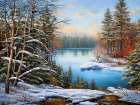 First Snow Art Print