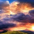 Glorious End of Day Art Print