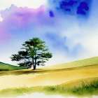 One Tree Hill Art Print