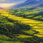 Patchwork of Fields Art Print