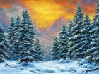 Red Skies in the Morning Art Print