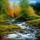 Rocky Stream Art Print