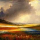 Storm Ending Art Print