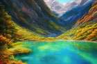 Summit Lake Art Print