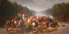 Marion Crossing the Pee Dee Traditional Print