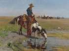 At the Watering Hole Art Print