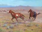 Chasing the Line, 1907 Art Print