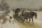 Sleigh Ride Art Print