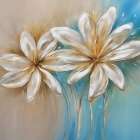 Elegant Flowers 5 Art Print