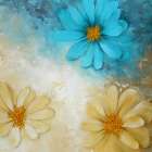 Elegant Flowers 7 Art Print