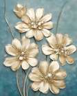 Elegant Flowers 13 Art Print