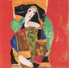 Portrait of a Woman Valerie Neuzil 1912 Art Print