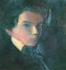 Self-Portrait Facing Right 1907 Art Print