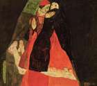 Cardinal and Nun 1912 Art Print