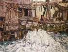 Decaying Mill 1916 Art Print