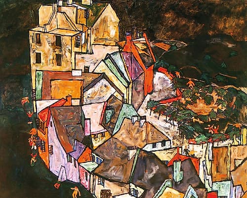 Edge of Town 1917 Art Print