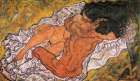 Embrace Lovers 1917 Art Print