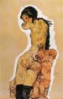 Mother and Child 1910 Art Print