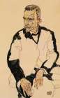 Portrait of Heinrich Benesch 1917 Art Print
