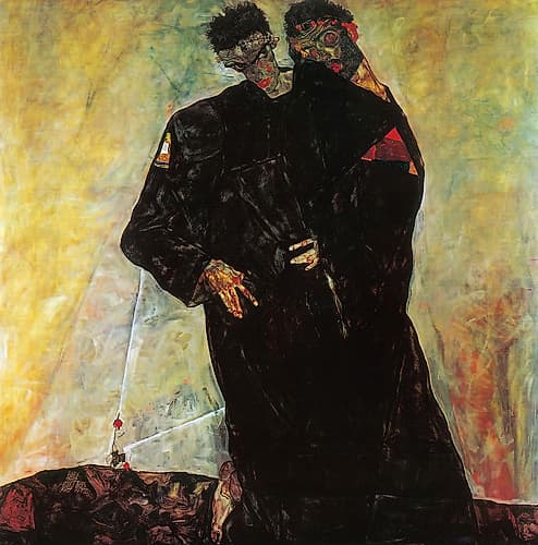 The Hermits 1912 Art Print