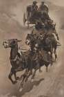 An Army Mail Ambulance, A Busted Brake and a Down Grade 1890 Art Print