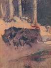 Snaking Logs to the Skidway 1906 Art Print