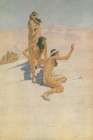 The Great Explorers, Cabeca de Vaca in the Desert Art Print