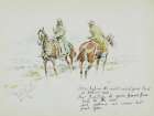 A Charles Russell Holiday Card 1926 Art Print