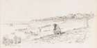 A Mandan Village 1922 Art Print
