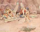 After His First Hunt 1896 Vintage Print