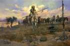Bringing Home the Spoils 1909 Art Print