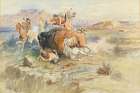 Buffalo Hunt No. 15 1896 Art Print
