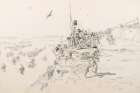 Coronado Advancing Against a City of Cibola 1922 Art Print